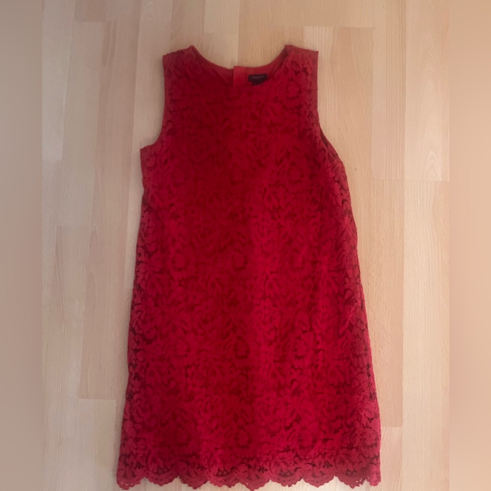 Forever 21 Red Lace Mini Dress